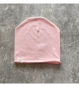 Štýlová čiapka - bledo ružová
