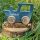Little Dutch Drevené autíčko Traktor - modré