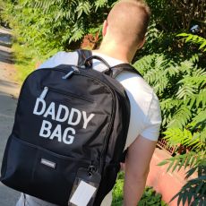 Childhome prebaľovací ruksak DADDY BAG - black