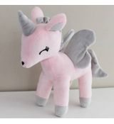 Melootka jednorožec Unicorn 26 cm - ružový
