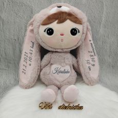 Metoo zajačik Bunny 50 cm - ružový