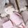 Metoo Látková bábika 44 cm - ružová/šedá