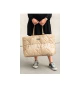Childhome FAMILY BAG - puffered beige