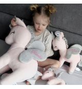 Melootka jednorožec Unicorn 60 cm - ružový