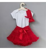 Luxusný SET oblečenia pre dievčatká - červená